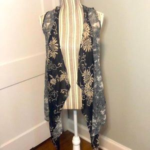 Boho paisley Band of Gypsies shawl vest